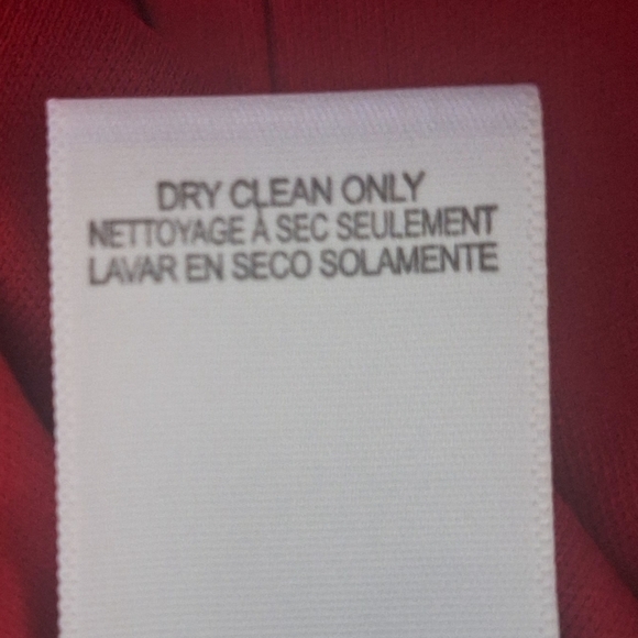 Donna Ricco Red Scuba Sleeveless Ruffle Hem Women's Mini Dress Size 12 NWOT - Picture 8 of 8